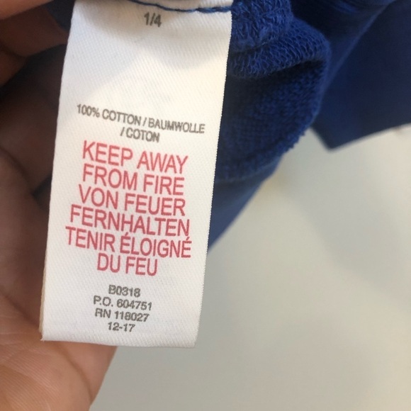 Boden royal blue Boys sweater 5-6 y, 100% cotton, brand new with tag - Picture 8 of 8